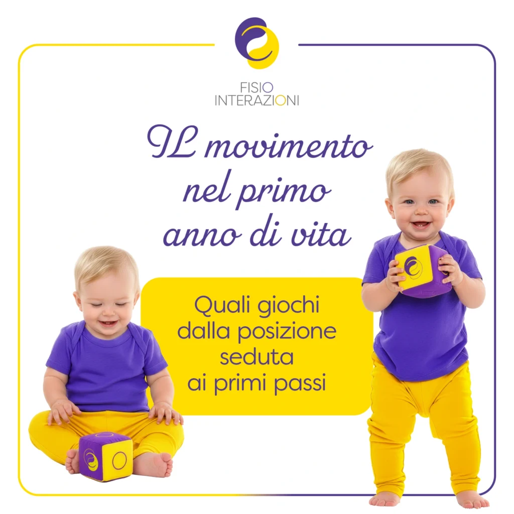 Il movimento nel primo anno di vita: quali giochi dalla posizione seduta ai primi passi